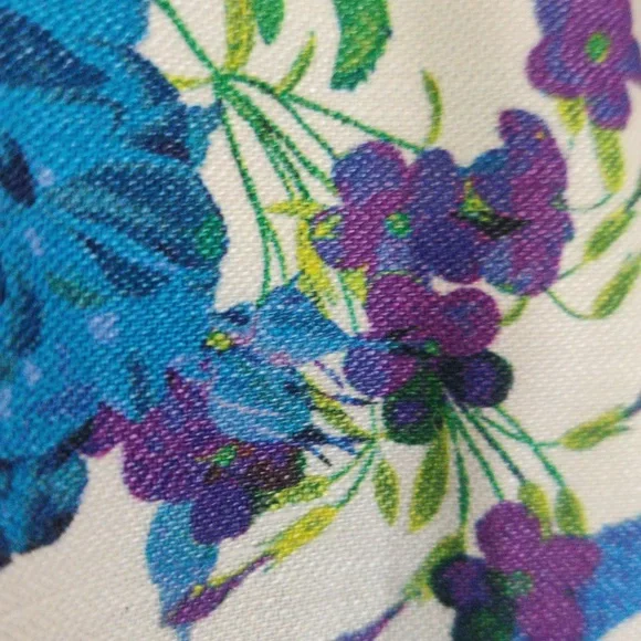 Talbots Petite Spring Fitted Square Neckline Dress Size 8P - Picture 3 of 6